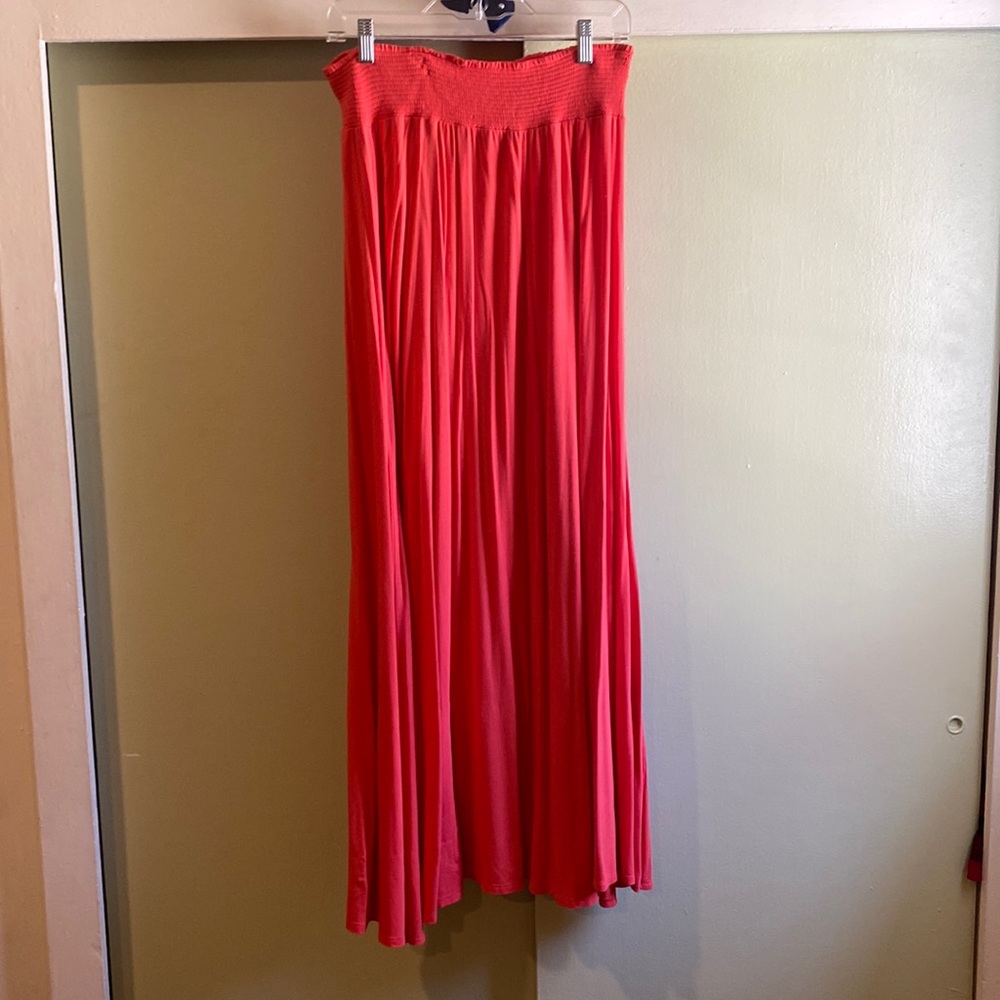 EUC Torrid Pink Maxi Skirt